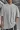 Tricou pentru bărbați, gri deschis, supradimensionat, spălat cu acid, vopsit cu efect de învechire