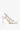 Pantofi cu toc pentru femei din piele crem Piggy