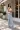 Btl Pantaloni de damă, albastru deschis, albastru gheață, casual, din lycra, Palazzo New-12