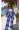 Moda Gülse Set kimono supradimensionat Saks