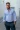 Cămașă smart Oxford albastră, regular fit, easy iron, cu detalii brodate, TMNAW25GO00036